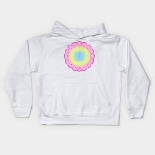 Pansexual Pride Mandala Kids Hoodie